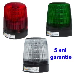 Girofar LED 12-24V 16 LED-uri de 3W 5ani Garantie - Pridere fixa cu 4 suruburi